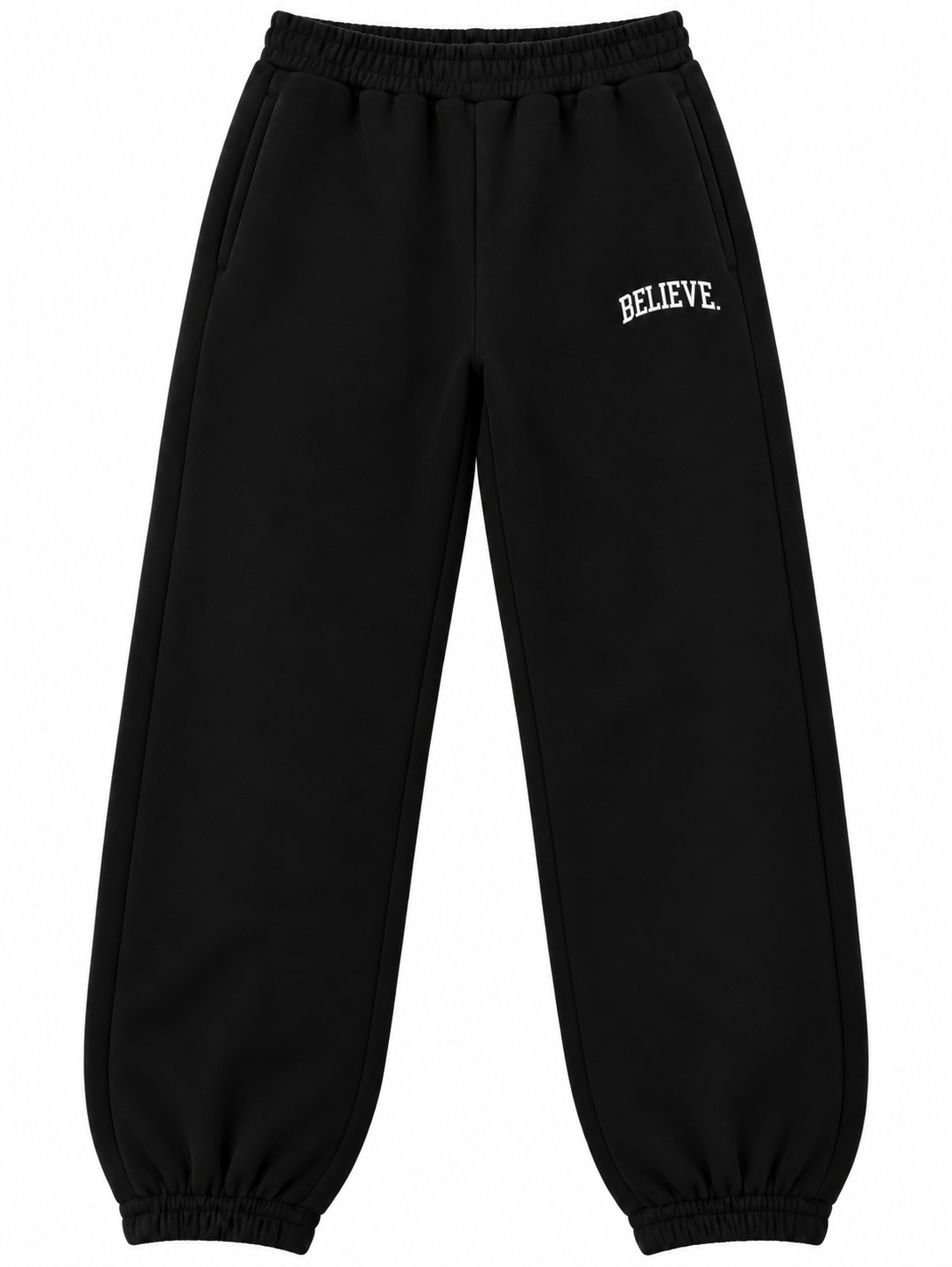 BELIEVE. Black Signature Sweatpants