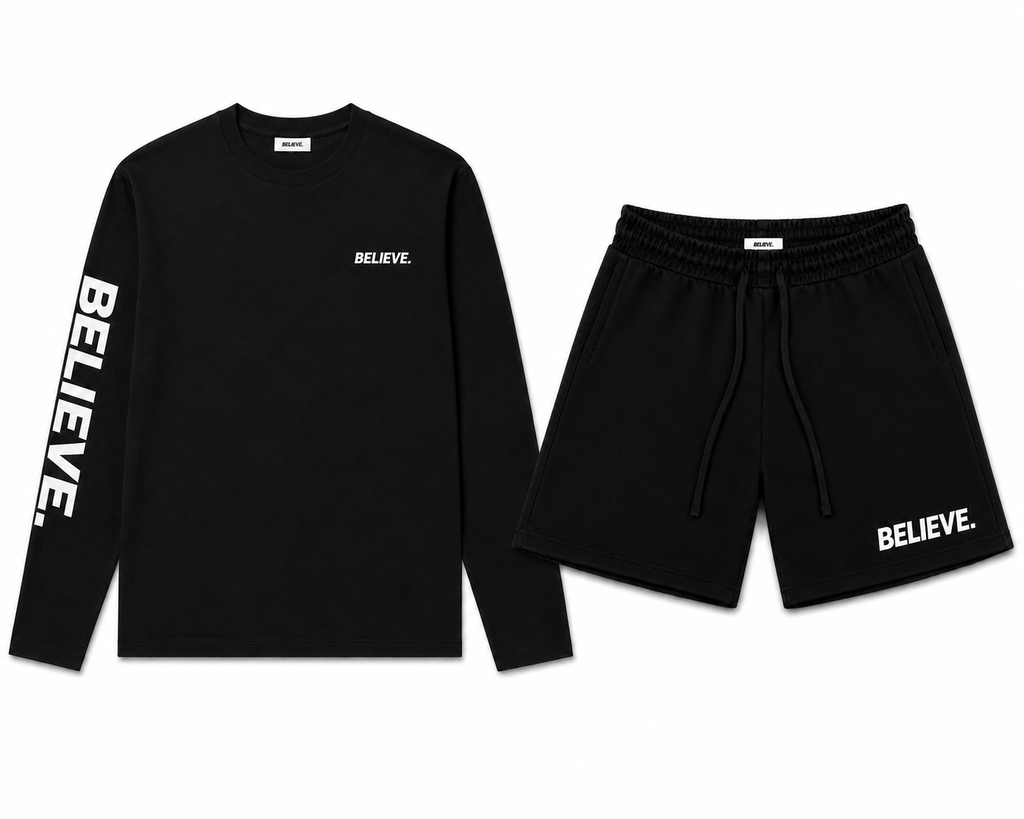 BELIEVE. Signature Set – Black/White