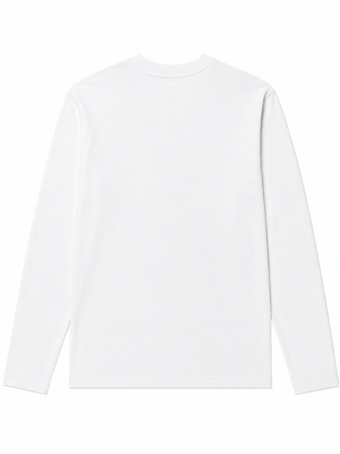 BELIEVE. Essential Long Sleeve – White / Navy