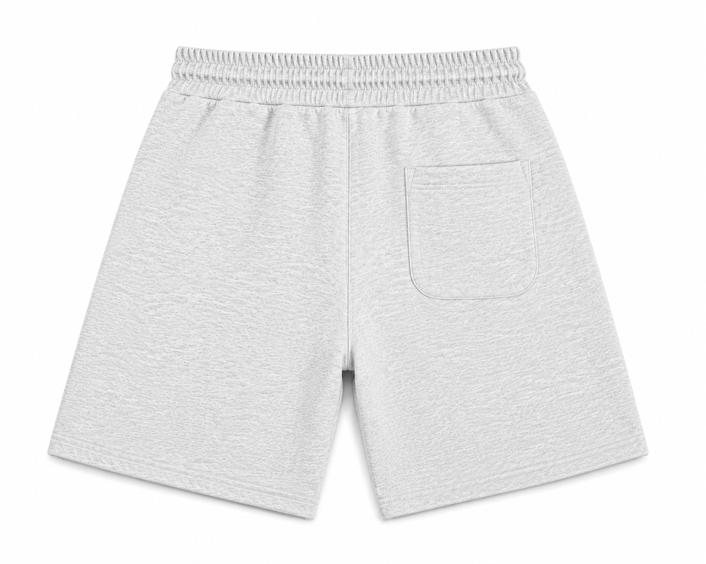BELIEVE. Essential Shorts – Heather Grey / Navy