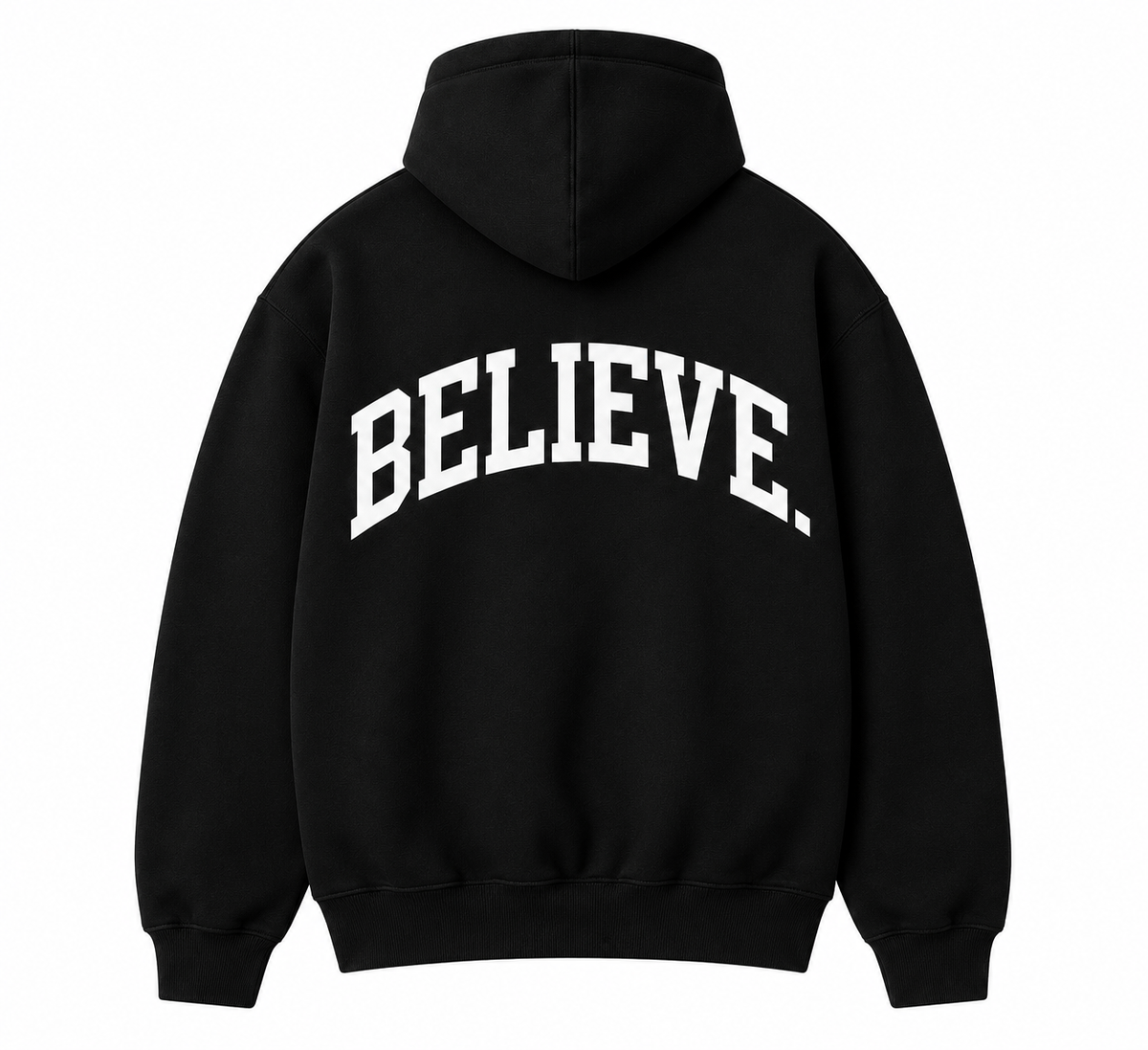 BELIEVE. Black Signature Hoodie
